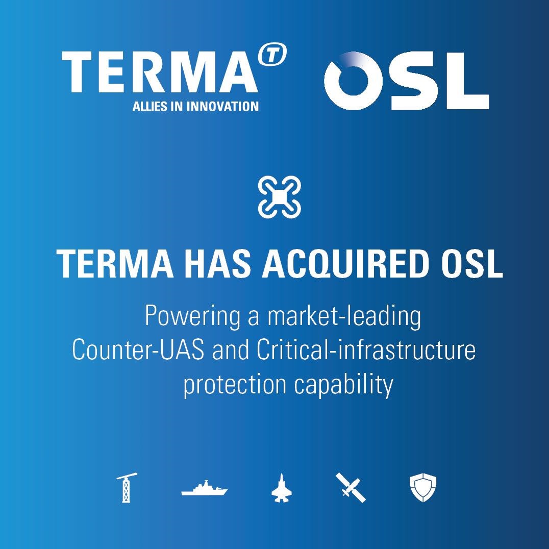 Terma Acquires OSL Technology - Powering a Market-Leading Counter-UAS and Critical-Infrastructure Protection Capability  Terma &copy;