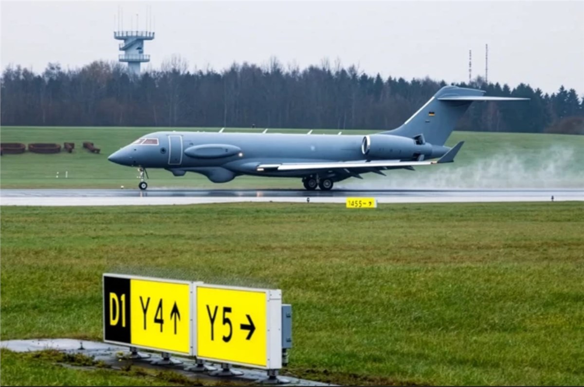 PEGASUS Takes the Next Step: 1st Aircraft Lands in Germany  Lufthansa Technik Defense &copy;