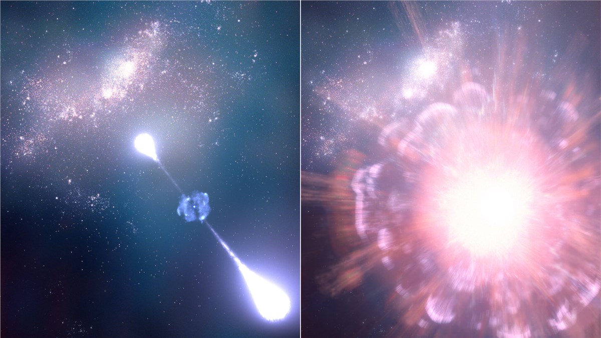 Webb Identifies Earliest Supernova to Date Supernova GRB 250314A (artist's concept) NASA, ESA, CSA, STScI, L. Hustak (STScI)  &copy;