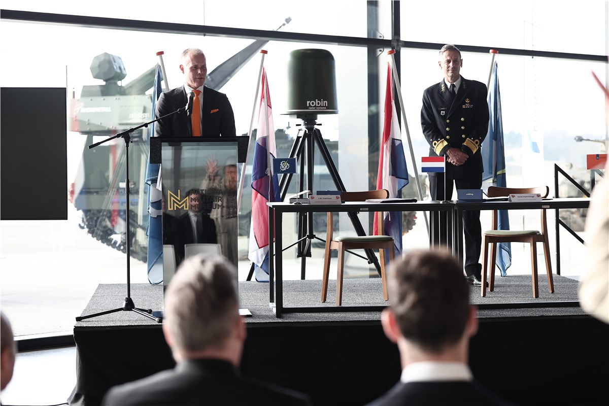 Robin Radar Commemorates Milestone Dutch MoD Contract to Supply 100 IRIS Radars to Protect Domestic Airspace  Robin Radar Systems &copy;