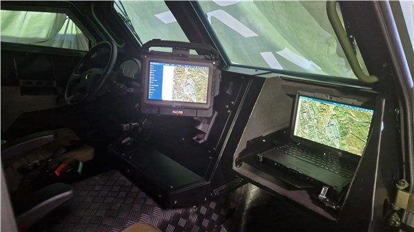 Sitaware Frontline by Systematic Onboard VLAH, the 1st Armored Vehicle Designed and Manufactured in Romania by Bluespace Technology