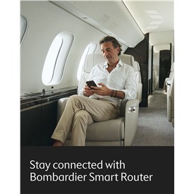 Image - Bombardier Elevates In-Flight Connectivity with New Smart Router for Challenger and Global Aircraft