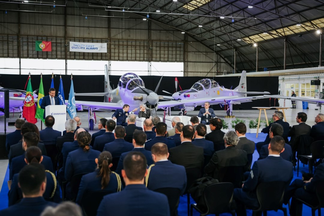 Embraer Delivers 1st A-29N Super Tucanos to the PRT AF and Announces Potential Assembly Line in Portugal  Embraer &copy;