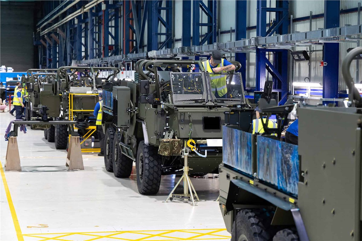 1st Jackal 3 Extenda Models Roll Off Babcock Production Line  Babcock International &copy;