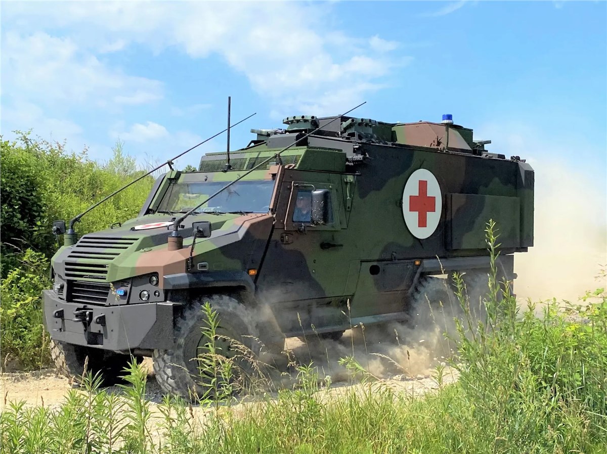 GDELS Receives Major Order to Provide Further EAGLE Vehicles for the German Bundeswehr  General Dynamics European Land Systems (GDELS) &copy;