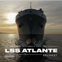 Fincantieri Delivers "Atlante", 2nd LSS Unit for the Italian Navy