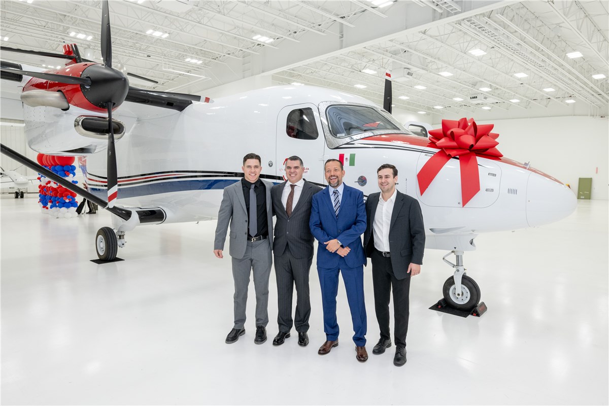1st Cessna SkyCourier Delivered Into Mexico, Expanding Air Freight Capabilities for FlexCoah  Textron &copy;