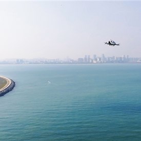 Image - EHang EH216-Series eVTOL Aircraft Completes 1st Cross-Province Flight, Crossing Qiongzhou Strait