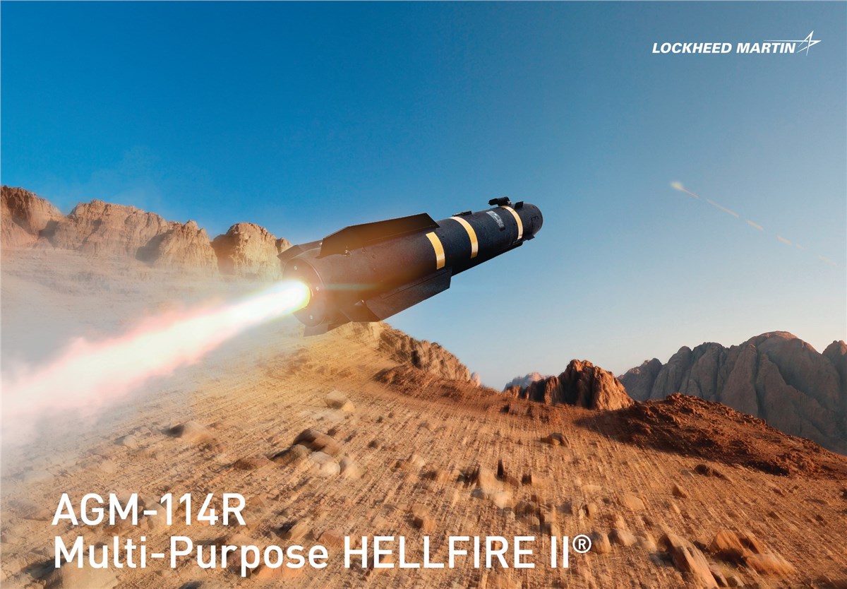 Denmark - AGM-114R Hellfire Missiles  Lockheed Martin Corporation &copy;
