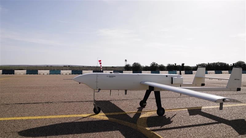 Indra Tests an Advanced Anti-Collision System for Drones Developed at the Galician Aerospace Hub, Key for Complex Swarm Operations  Indra &copy;