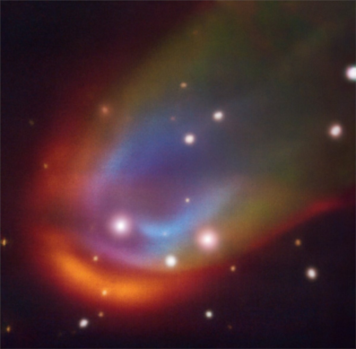 Astronomers Surprised by Mysterious Shock Wave Around Dead Star  European Southern Observatory (ESO) &copy;