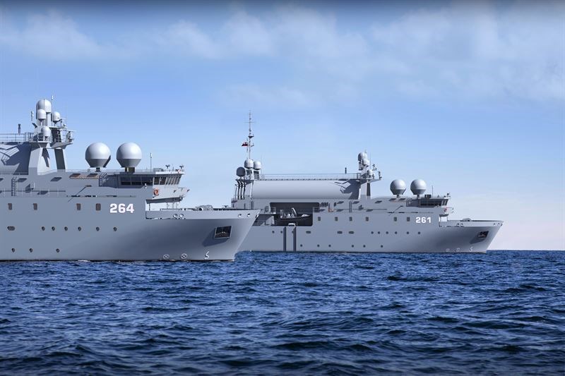 Saab Launches 2nd Polish SIGINT Ship  Saab AB &copy;