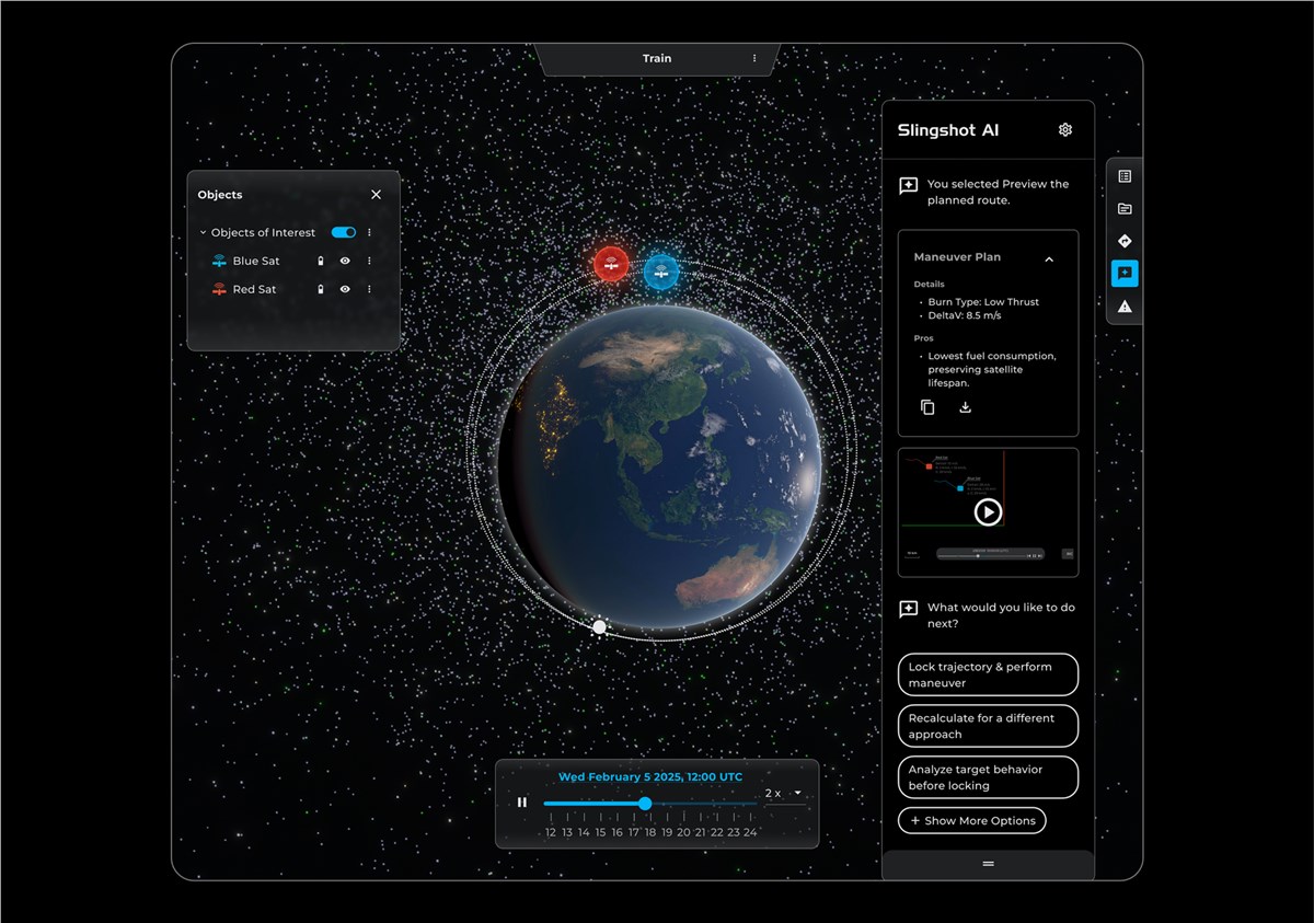 Slingshot Aerospace Awarded $27M Space Force Contract to Power the AI-Driven Training Environment for Space Warfare   Slingshot Aerospace &copy;