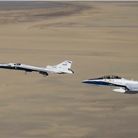 NASA Chase Aircraft Ensures X-59's Safety in Flight