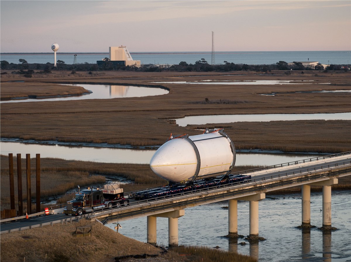 Rocket Lab's Hungry Hippo Fairing Arrives at Virginia Launch Site Ahead of First Neutron Flight  Rocket Lab USA &copy;
