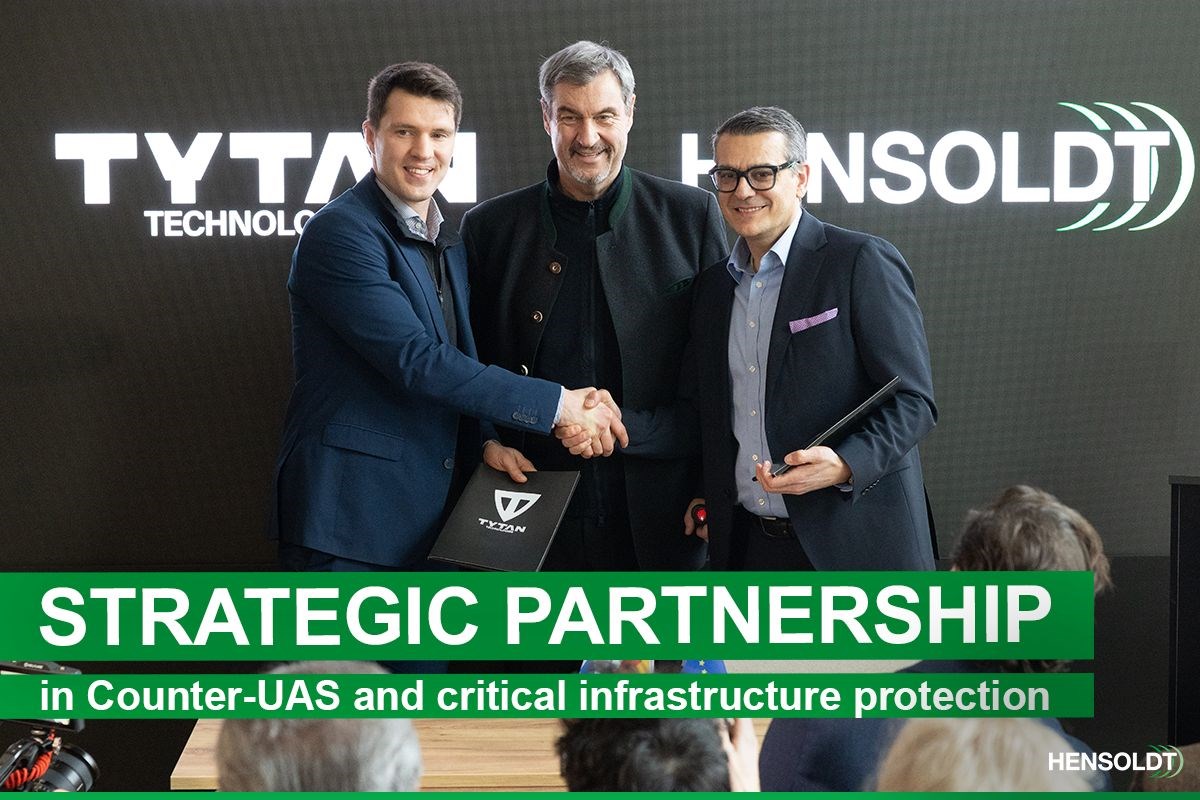 Hensoldt and TYTAN Agree on Strategic Partnership in Counter-UAS and Critical Infrastructure Protection  Hensoldt &copy;