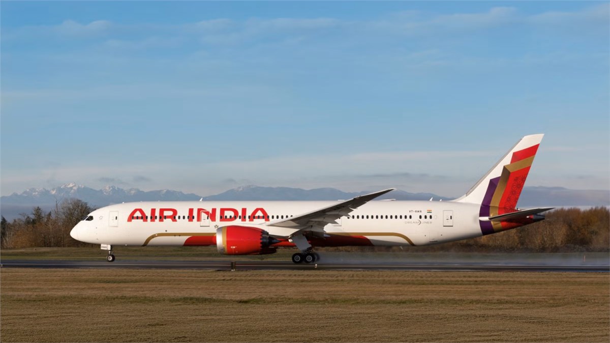 Thales and Air India Debut Region's 1st New 787-9 Aircraft Flying With Thales' Avant Up Inflight Entertainment System Air India's new custom designed B787-9  Air India &copy;
