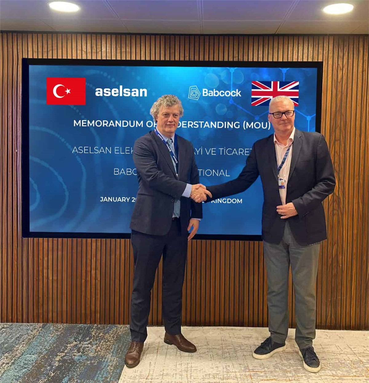 Babcock and Aselsan Sign MoU to Strengthen RAF Training Capability  Babcock International &copy;