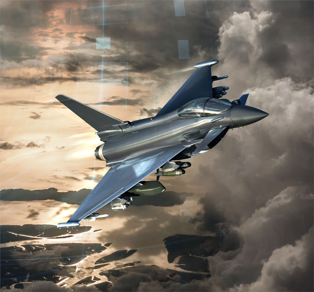 Eurofighter and NETMA Sign Contract To Progress Aerodynamic Modification Kit (AMK) Eurofighter AMK Eurofighter Typhoon &copy;