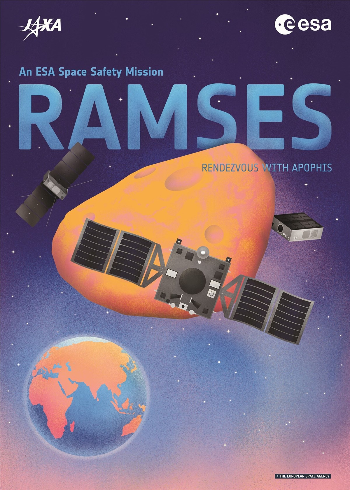 ESA Awards Contracts for Ramses Mission to Apophis Ramses mission poster ESA &copy;