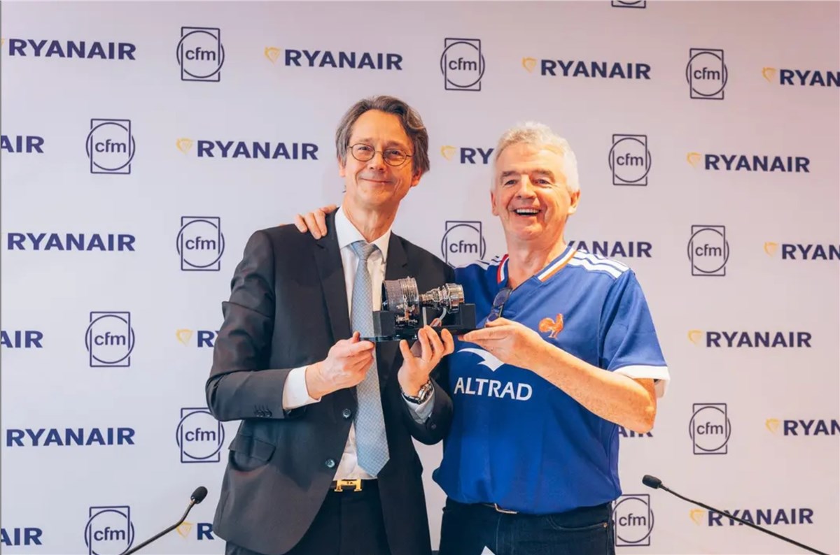 Ryanair and CFM Strengthen Landmark Partnership With Long-term Services Agreement  CFM International &copy;