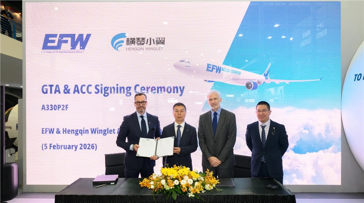 EFW Expands Footprint in China with New A330 Freighter Conversion Contract  Elbe Flugzeugwerke &copy;