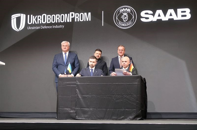 Saab and Joint Stock Company "Ukrainian Defense Industry" Sign MoU  Saab AB &copy;