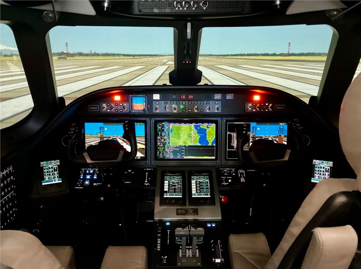 TRU Simulation's FFS for the Cessna Citation Ascend Achieves FAA Qualification  TRU Simulation + Training &copy;
