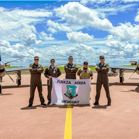 Image - Embraer Delivers 1st 2 A-29 Super Tucanos to Uruguayan AF