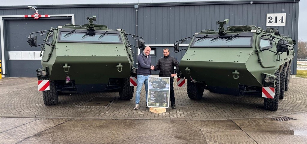 Patria Delivered 1st CAVS 6x6 Armoured Vehicles to Germany  Bundeswehr &copy;