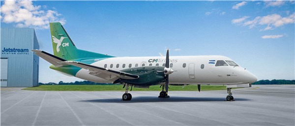 Jetstream Delivers 1st Saab 340B to CM Airlines