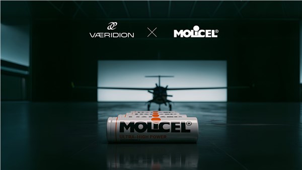 VAERIDION Accelerates Electric Aircraft Toward 1st Flight with Molicel