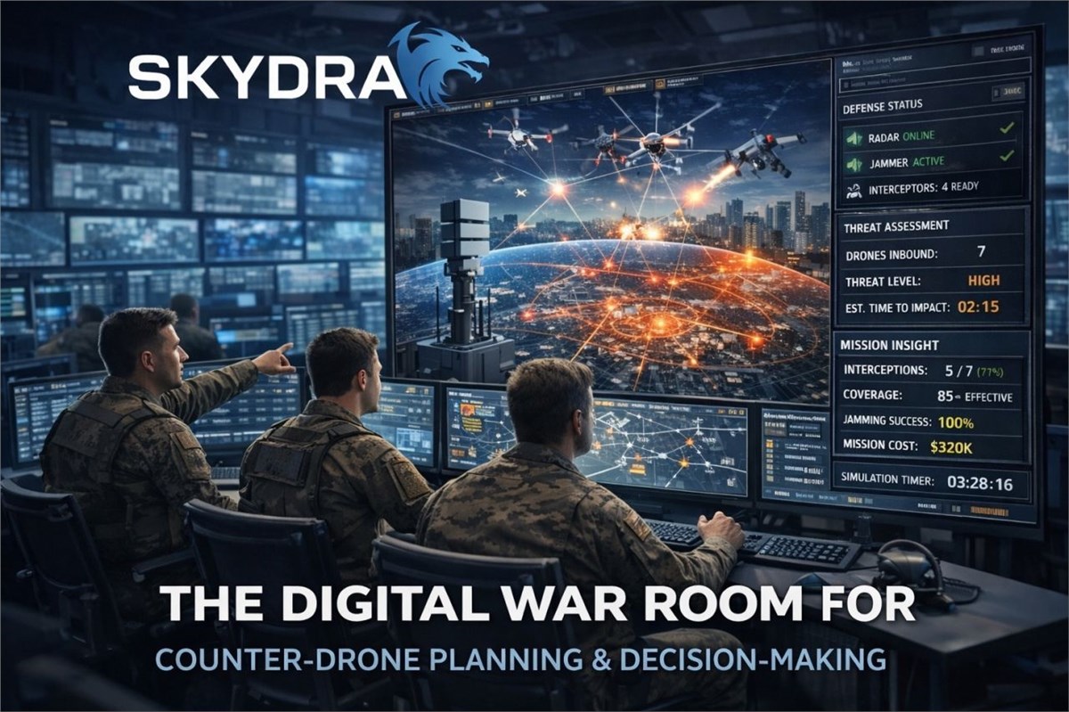 Volatus Aerospace Launches SKYDRA, A Counter-Drone Platform  Volatus Aerospace Corp. &copy;