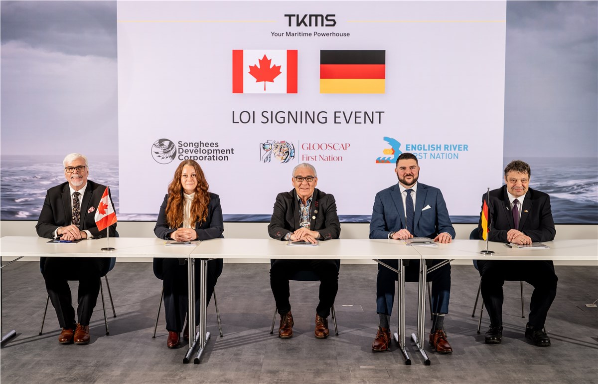 TKMS Signs 2 Agreements With Indigenous Partners to Support the Canadian Patrol Submarine Project  thyssenkrupp Marine System &copy;