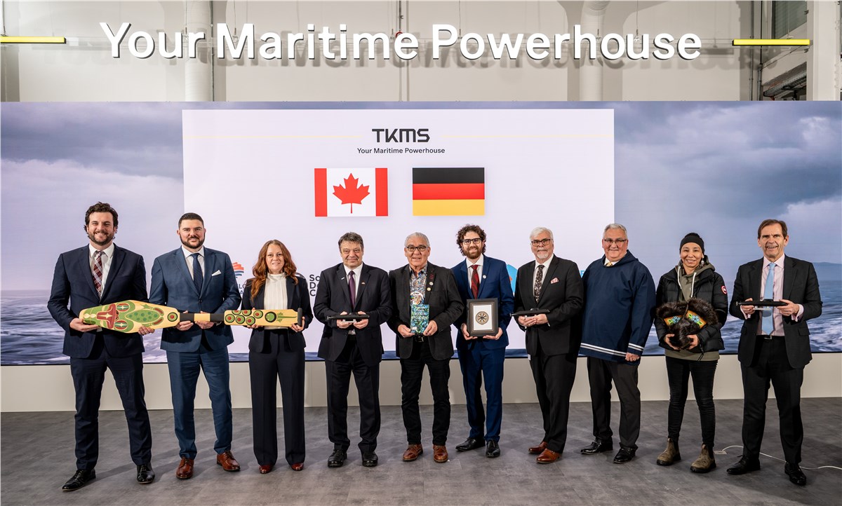 TKMS Signs 2 Agreements With Indigenous Partners to Support the Canadian Patrol Submarine Project  thyssenkrupp Marine System &copy;