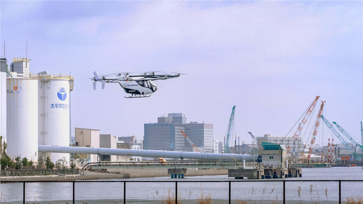 SkyDrive Completes 1st Demo Flights in Tokyo  SkyDrive &copy;