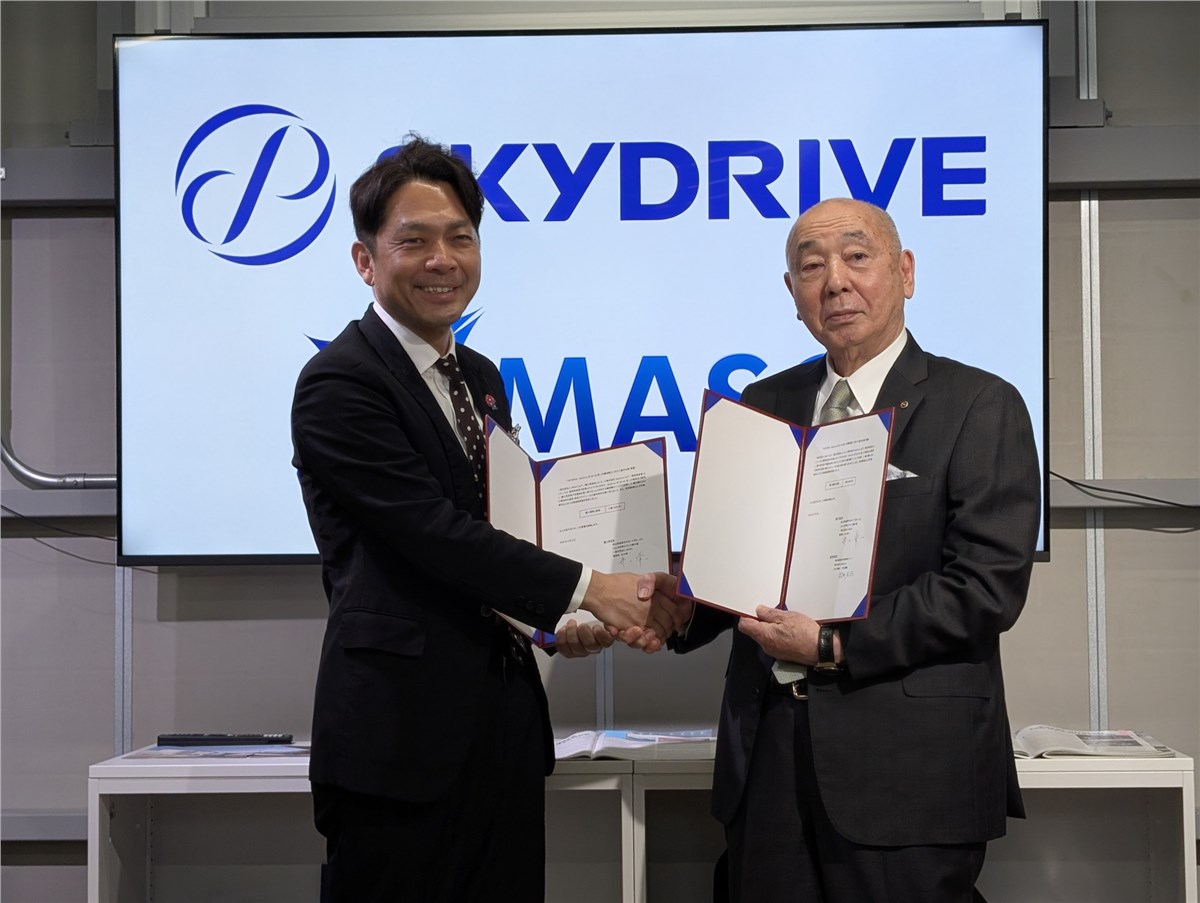 MASC Signs Letter of Intent with SkyDrive for the Purchase of SKYDRIVE Aircraft  SkyDrive &copy;