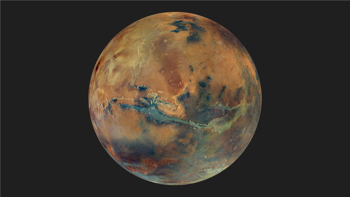 The Radiation Paradox: Why Solar Maximum is the Safest Time to Travel to Mars Global Mars in colour ESA/DLR/FU Berlin/G. Michael  &copy;