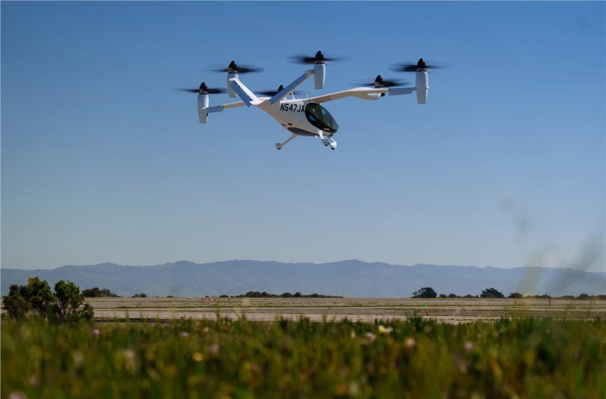 Joby's First FAA-Conforming Aircraft Takes Flight  Joby Aviation &copy;