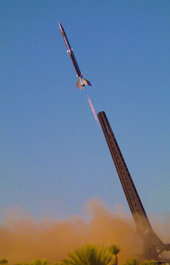 AFRL, Ursa Major Perform Flight Demo of Draper Liquid Rocket Engine  U.S. Army photo by Ryan Harty &copy;