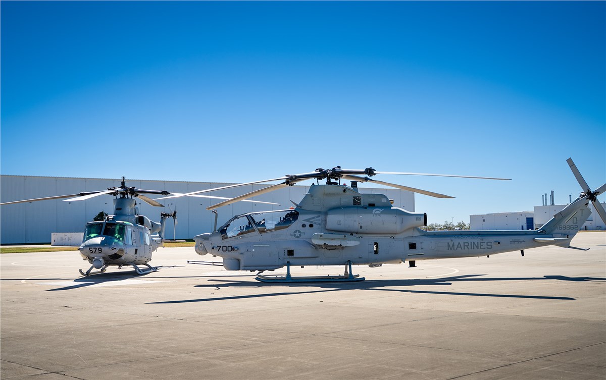 Bell Completes SPINE Upgrades on 1st 2 H-1 Aircraft  Bell Textron &copy;