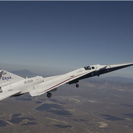 Image - NASA's X-59 Experimental Supersonic Aircraft Makes 2nd Flight