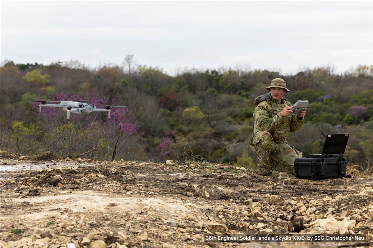US Army Places $52+M Order for Skydio X10D, the Largest Single-Vendor Tactical sUAS Order in Army History  Skydio &copy;