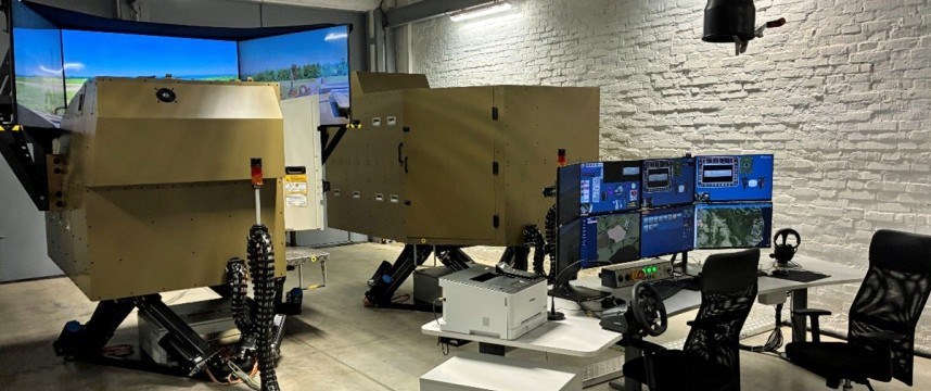 Patria AMV Full Mission Simulator Delivered to the Armed Forces of the Slovak Republic Patria AMV full mission simulator Armed Forces of the Slovak Republic &copy;