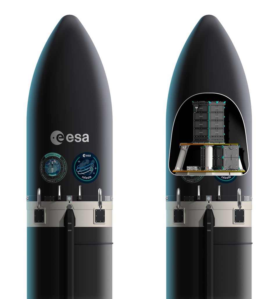 Celeste's 1st Satellites Launched to Explore LEO-Based Satellite Navigation  ESA - D. Ducros &copy;