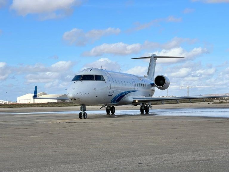 2nd CRJ200 Delivery to Air Libya  AviaAM &copy;