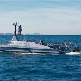 Image - Kraken Robotics Demos KATFISH Autonomous Launch and Recovery from SEFINE USV