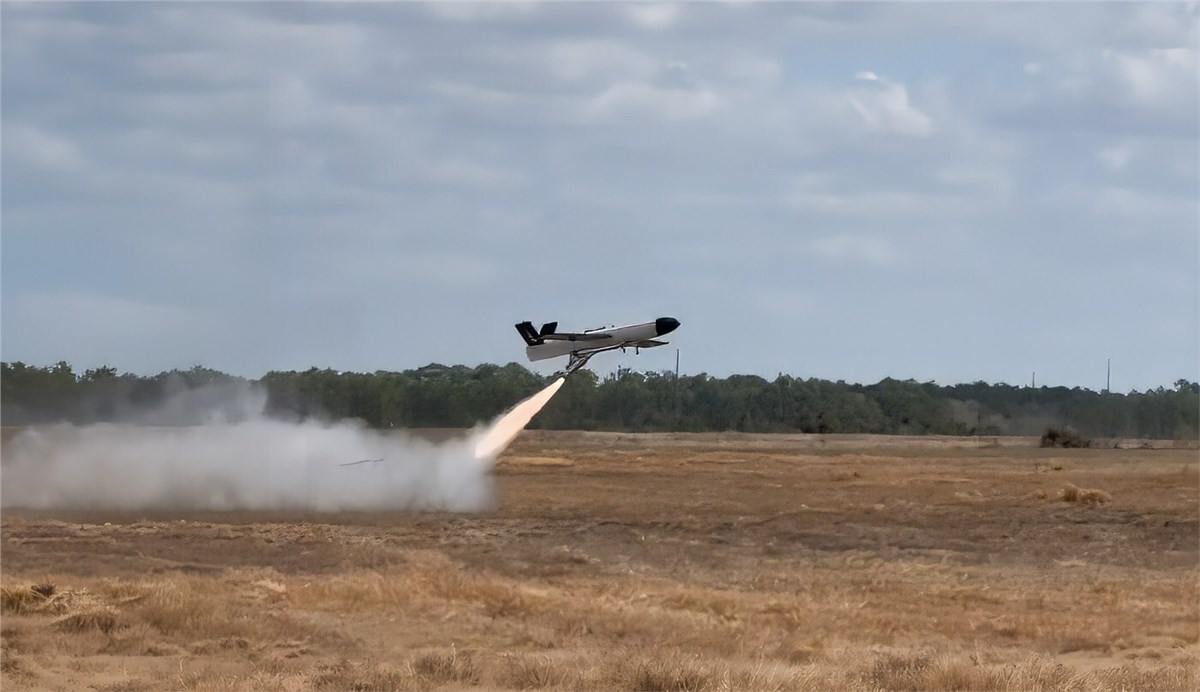 X-Bow Wins $12.2M Contract for Rapid Delivery of Advanced Drone Tech X-Bow's RATO2 motor launching a Group 3 drone X-Bow &copy;