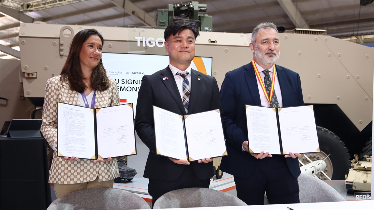 Hanwha Aerospace Signs MoU with Indra Group for Latin American Defence Cooperation  Hanwha Aerospace &copy;