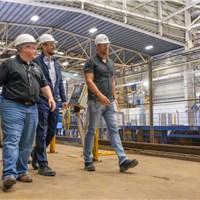 HII Hosts PAE Maritime Christopher Miller at Ingalls Shipbuilding